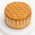 Caramel Drip Butterscotch Cake