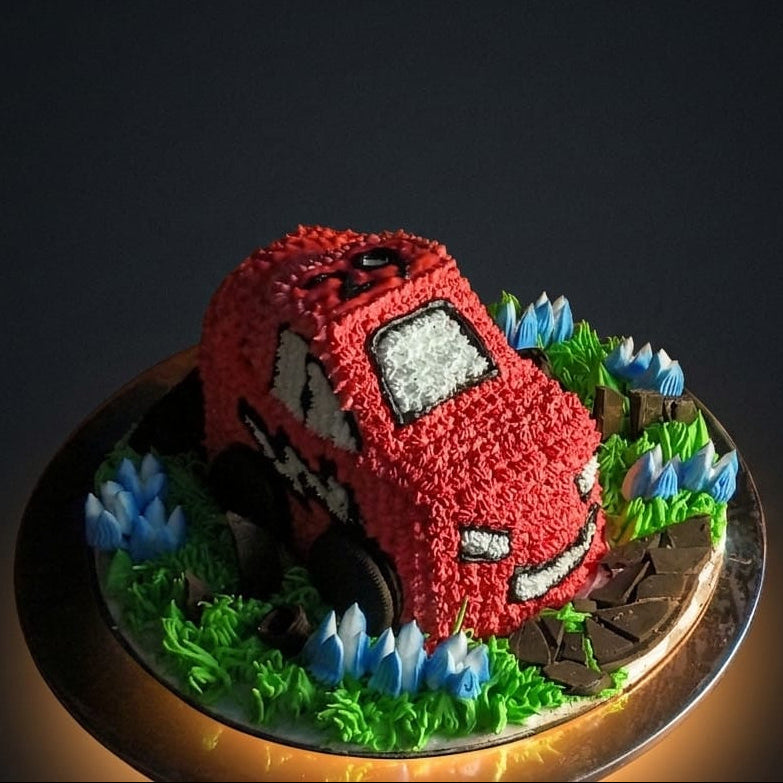 Car Theme Cake