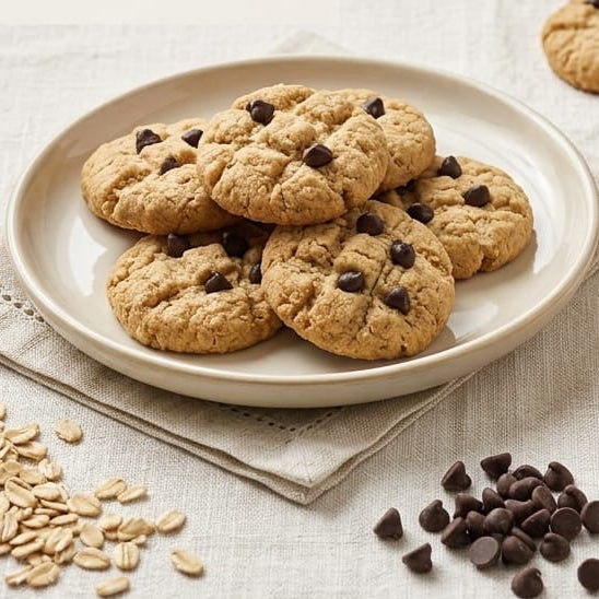 Whole Wheat Oats Digestive Chocochip Cookies