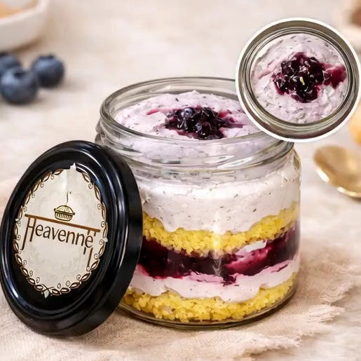 Blueberry Jar Cake