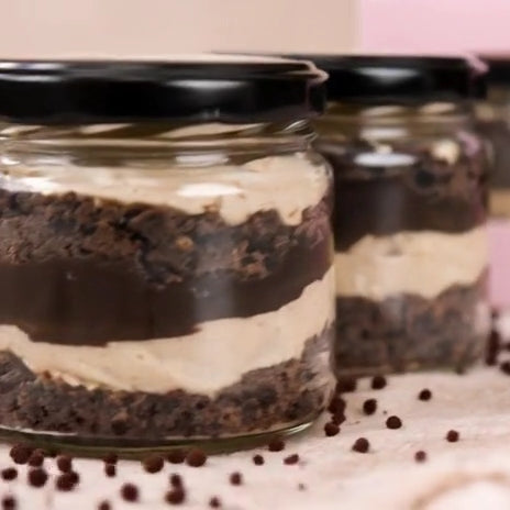 Triple Chocolate Jar Cake
