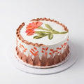 Tulip Floral Art Cake
