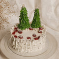 Christmas Tree Theme Cake