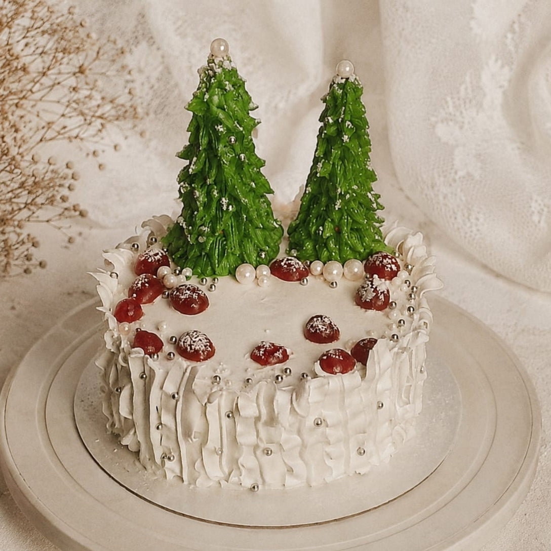 Christmas Tree Theme Cake