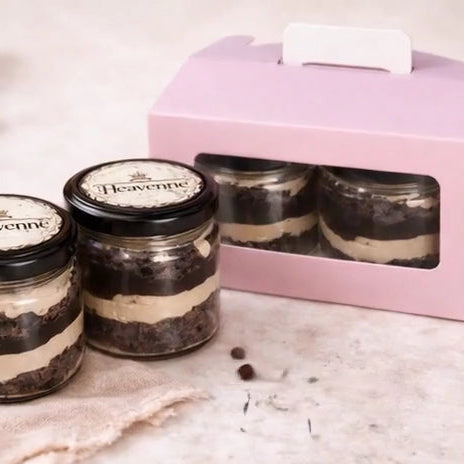 Triple Chocolate Jar Cake