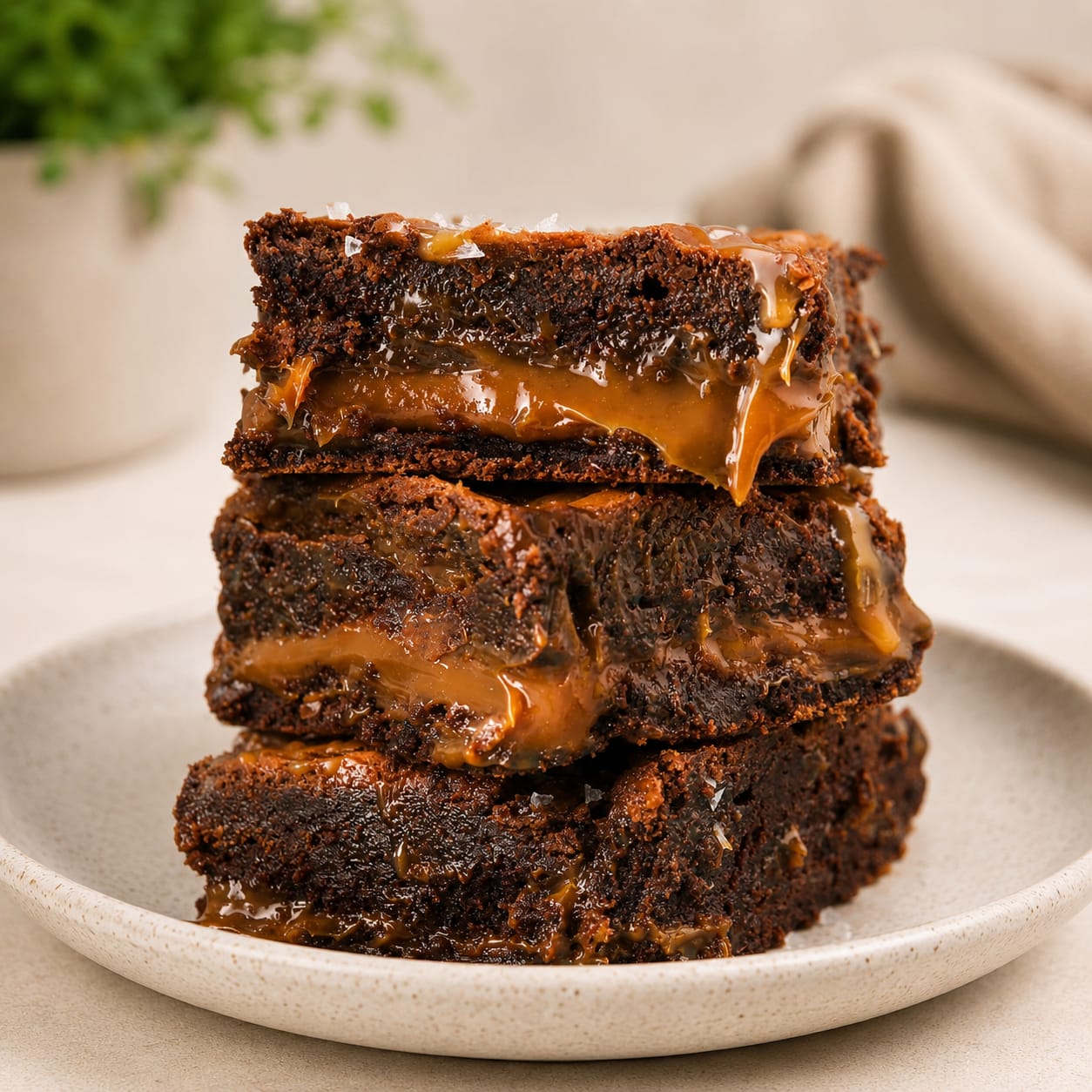Salted Caramel Brownie