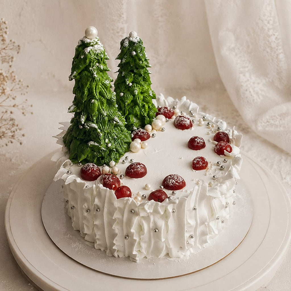 Christmas Tree Theme Cake