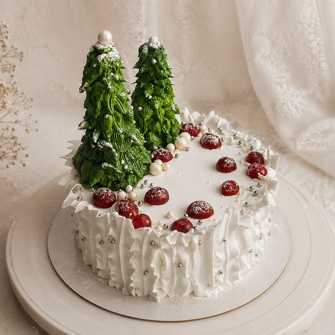 Christmas Tree Theme Cake