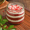 Red Velvet Cheese Cream Jar Cake